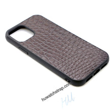 Load image into Gallery viewer, Luxury real crocodile skin case compatible with iPhone 12 Pro / iPhone 12 - HU Watch strap
