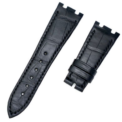 Genuine Alligator Compatible with AP Royal Oak Lady 33mm - HU Watch strap