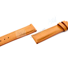 画像をギャラリービューアに読み込む, Gold Brown Leather Strap 18mm 20mm 21mm 22mm - HU Watch strap
