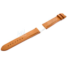 Load image into Gallery viewer, Gold Brown Leather Strap 18mm 20mm 21mm 22mm - HU Watch strap
