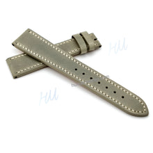 Load image into Gallery viewer, Vintage army green leather strap - HU Watch strap
