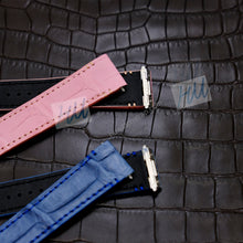 Load image into Gallery viewer, Alligator strap Compatible with Cartier Santos Watch Strap 18mm - HU Watch strap
