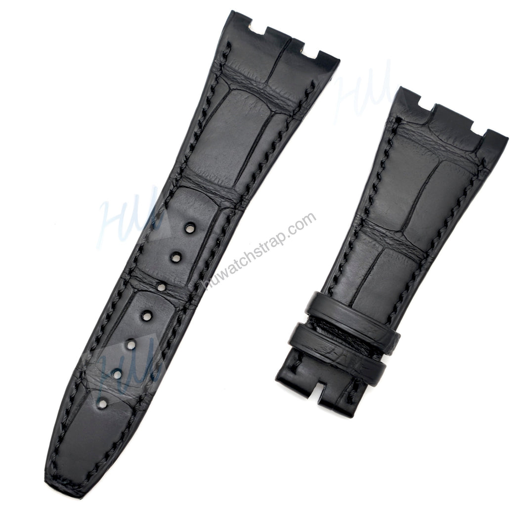 Genuine Alligator Compatible with AP Royal Oak Watch Strap 26mm - HU Watch strap