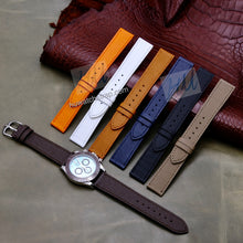 Load image into Gallery viewer, High quality palm print cattle belt 20mm 19mm 18mm - HU Watch strap
