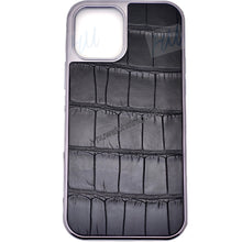 Load image into Gallery viewer, Luxury real crocodile skin case compatible with iPhone 12 Pro / iPhone 12 - HU Watch strap
