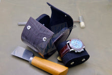 Charger l&#39;image dans la galerie, Luxury crocodile skin watch storage box - HU Watch strap
