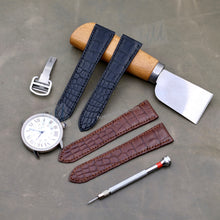 Load image into Gallery viewer, Genuine Alligator Compatible with Cartier solo 42mm - HU Watch strap
