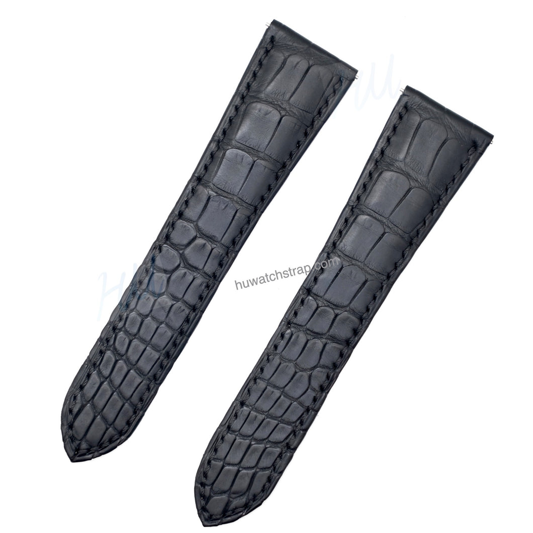 Genuine Alligator Compatible with Cartier solo 42mm - HU Watch strap