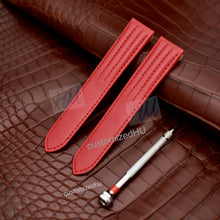 Load image into Gallery viewer, Compatible with Cartier Roadster strap 20mm 19mm Alligator strap - HU Watch strap

