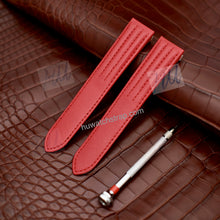 Load image into Gallery viewer, Compatible with Cartier Roadster car series Replacement Calfskin strap - HU Watch strap
