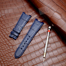 Load image into Gallery viewer, compatible Patek Philippe Nautilus 5712 5711 Strap 25mm Alligator leather strap - HU Watch strap
