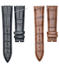Carica l&#39;immagine nel visualizzatore di Gallery, compatible Piaget Polo G0A38038 Strap 22mm Alligator Leather strap - HU Watch strap
