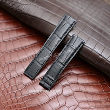 Load image into Gallery viewer, Compatible with TAG Heuer Carrera strap 20mm 19mm alligator leather strap - HU Watch strap
