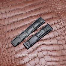 Charger l&#39;image dans la galerie, Compatible with TAG Heuer Carrera strap 20mm 19mm alligator leather strap - HU Watch strap
