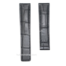 Load image into Gallery viewer, Compatible with TAG Heuer Carrera strap 20mm 19mm alligator leather strap - HU Watch strap
