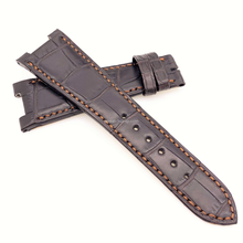 Load image into Gallery viewer, compatible Patek Philippe Nautilus 5712 5711 Strap 25mm Alligator leather strap - HU Watch strap
