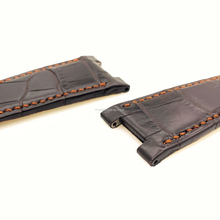 Load image into Gallery viewer, compatible Patek Philippe Nautilus 5712 5711 Strap 25mm Alligator leather strap - HU Watch strap
