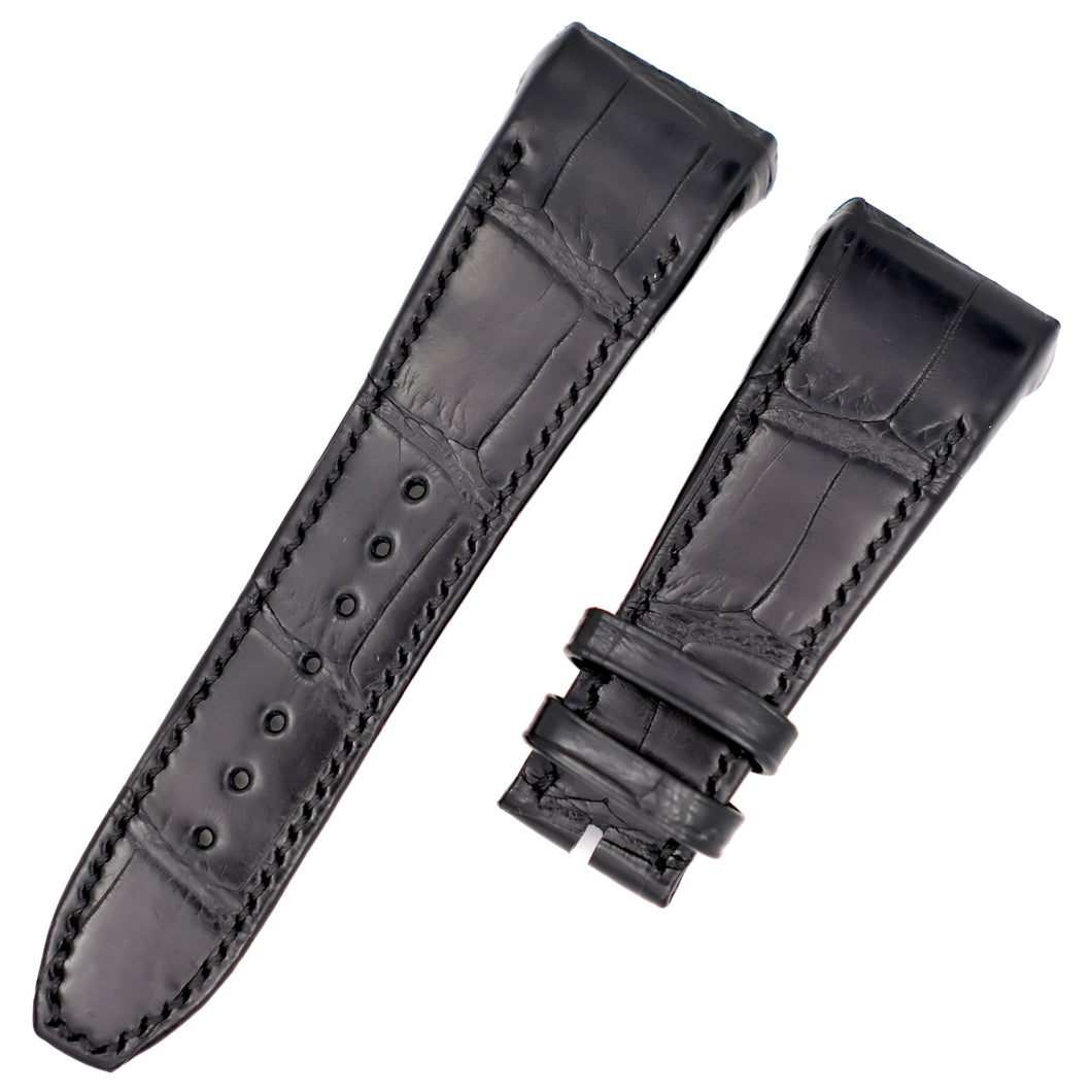 Alligator strap Compatible with Franck Muller V45 Watch Strap - HU Watch strap