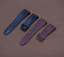 Load image into Gallery viewer, Alligator strap Compatible with Franck Muller V45 Watch Strap - HU Watch strap
