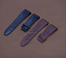 Carica l&#39;immagine nel visualizzatore di Gallery, Alligator strap Compatible with Franck Muller V45 Watch Strap - HU Watch strap
