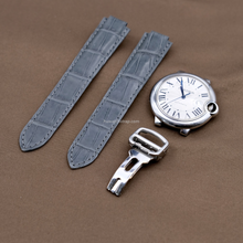 Load image into Gallery viewer, Compatible with cartier blue balloon Alligator strap 44mm 42mm 36mm 33mm 28mm Watch Strap - HU Watch strap

