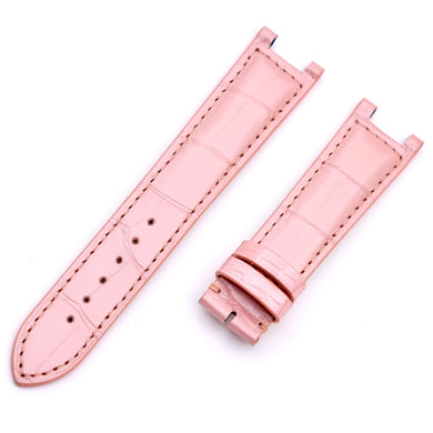 Genuine Alligator Compatible with Cartier Pasha Watch Strap 18mm - HU Watch strap