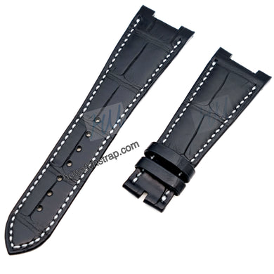 compatible Patek Philippe Nautilus 5712 5711 Strap 25mm Alligator leather strap - HU Watch strap