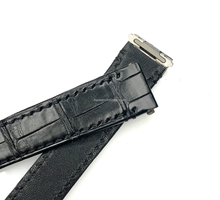 Carica l&#39;immagine nel visualizzatore di Gallery, Compatible with Cartier Santos Watch Strap 21mm 18mm Alligator strap - HU Watch strap
