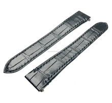 Load image into Gallery viewer, Compatible with Cartier Santos Watch Strap 21mm 18mm Alligator strap - HU Watch strap
