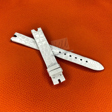 Load image into Gallery viewer, Genuine Alligator Compatible with Omega dish flying surface diameter: 27.4 mm  Watch Strap 12mm - HU Watch strap
