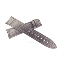 Carica l&#39;immagine nel visualizzatore di Gallery, Alligator strap Compatible with JaegerLeCoultre esMaster Ultra Thin Moon Watch Strap 21mm - HU Watch strap
