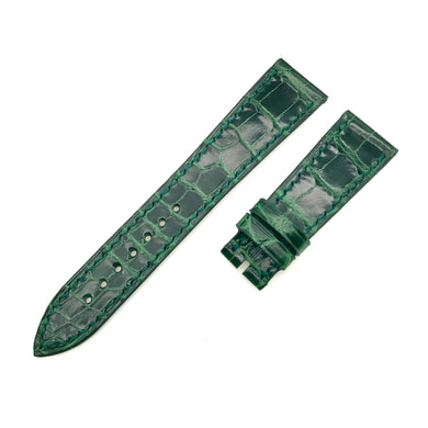 Alligator strap Compatible with Franck Muller Long Island Watch Strap - HU Watch strap