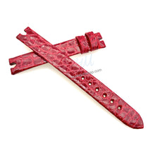 Load image into Gallery viewer, Genuine Alligator Compatible with Omega dish flying surface diameter: 27.4 mm  Watch Strap 12mm - HU Watch strap
