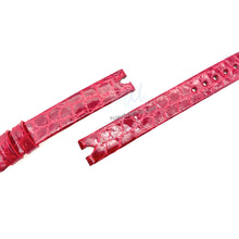 Load image into Gallery viewer, Genuine Alligator Compatible with Omega dish flying surface diameter: 27.4 mm  Watch Strap 12mm - HU Watch strap
