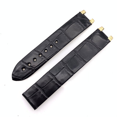 Genuine Alligator Compatible with Omega dish flying surface diameter: 34mm  Watch Strap 16mm - HU Watch strap
