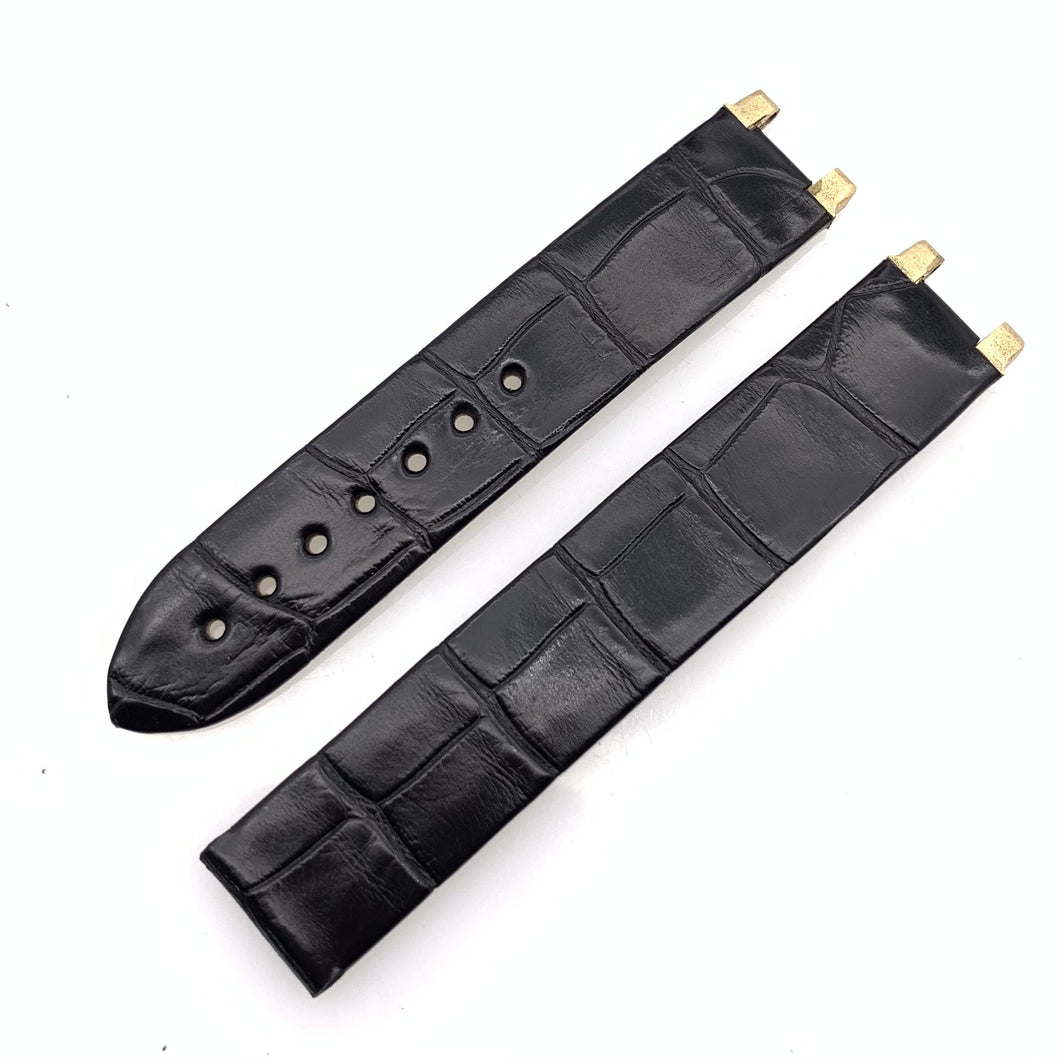 Genuine Alligator Compatible with Omega dish flying surface diameter: 34mm  Watch Strap 16mm - HU Watch strap