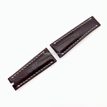 Carica l&#39;immagine nel visualizzatore di Gallery, Alligator strap Compatible with Rolex Sky-Dweller Watch Strap - HU Watch strap
