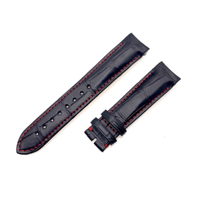 Alligator strap Compatible with  Glashütte Original Senator Watch Strap - HU Watch strap