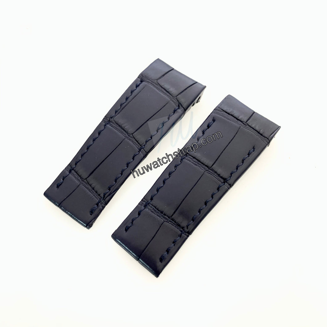 Alligator strap Compatible with  Corum Big Bubble Magical Watch Strap - HU Watch strap