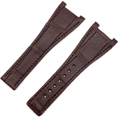 Genuine Alligator Compatible with Omega Constellation series  Watch Strap 28mm - HU Watch strap