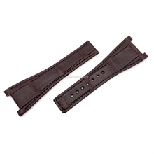 Charger l&#39;image dans la galerie, Genuine Alligator Compatible with Omega Constellation series  Watch Strap 28mm - HU Watch strap
