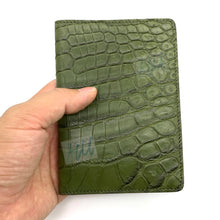 Load image into Gallery viewer, Crocodile Leather Passport clip - HU Watch strap
