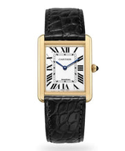 Charger l&#39;image dans la galerie, Alligator strap Compatible with Cartier Tank Solo Watch Strap - HU Watch strap
