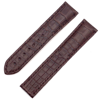 Genuine Alligator Compatible with omega  Watch Strap 20mm 18mm 17mm - HU Watch strap