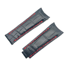 Load image into Gallery viewer, Alligator strap Compatible with Rolex Submariner Date Watch Strap - HU Watch strap
