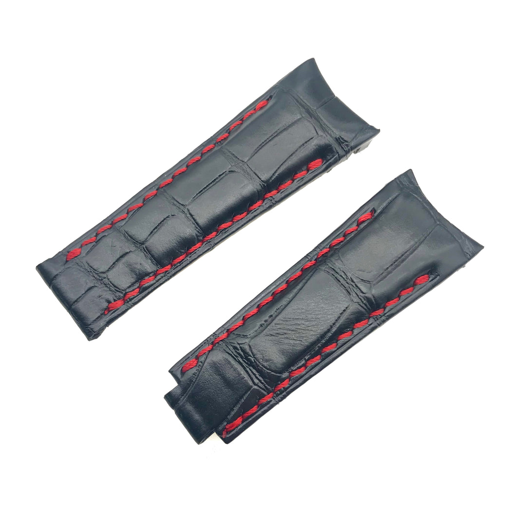 Alligator strap Compatible with Rolex Submariner Date Watch Strap - HU Watch strap
