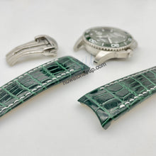Load image into Gallery viewer, Alligator strap Compatible with Longines HydroConquest Watch Strap - HU Watch strap
